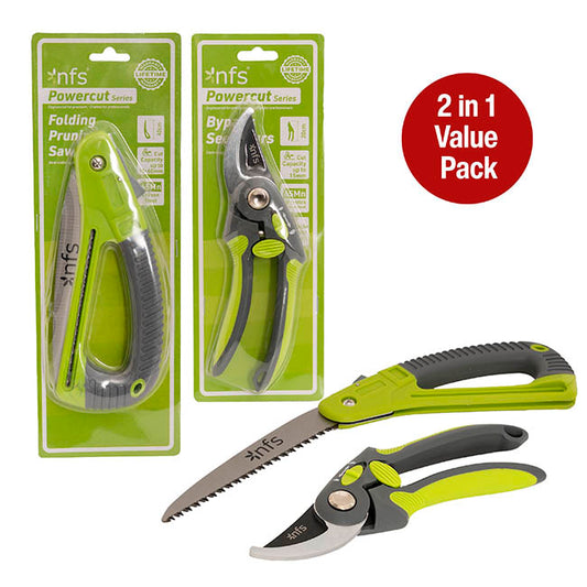 Professional Garden Pruning Secateurs & Folding Saw ValueSet