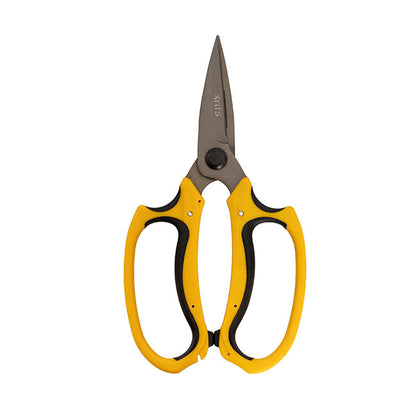 Scissors Heavy Duty Floral Ippon Fine Tip Yellow (17.5cm/7")