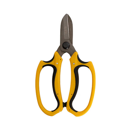 Scissors Heavy Duty Florist Ippon Yellow Black (17.5cm/7")