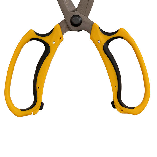 Scissors Heavy Duty Florist Ippon Yellow Black (17.5cm - 7")