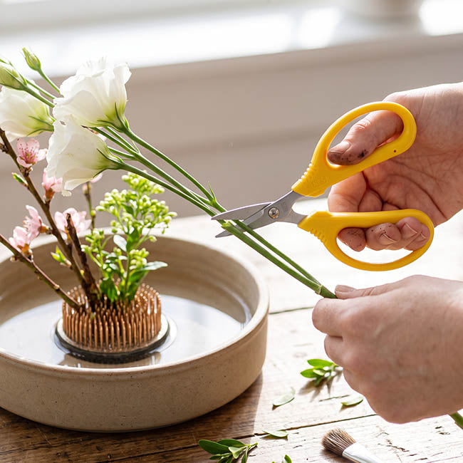 Scissors Florist and Craft NFS Yellow (16cm - 6.5")