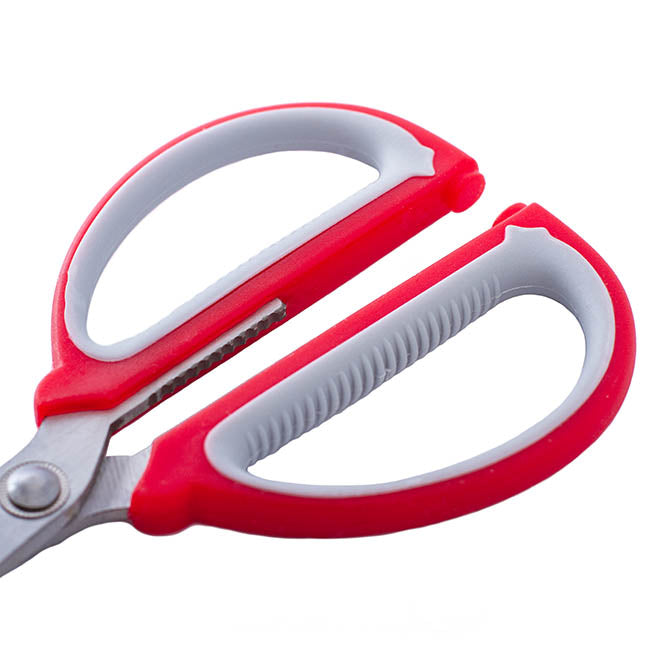 Scissors Florist and CRAFT Red & Grey (19cm - 7.5")
