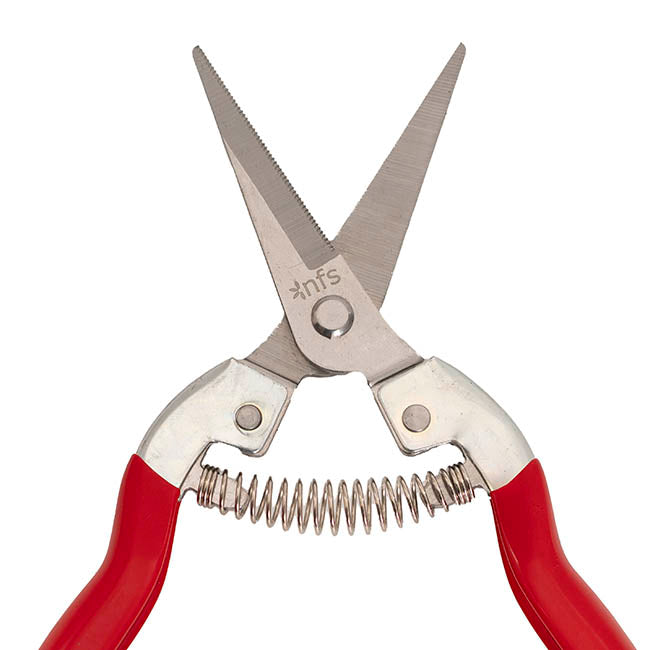 Florist Snips Trimmer Picker Bunch Cut Red Steel (19cm-7.5")