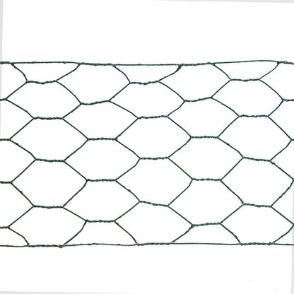 Chicken Wire Coated Florist Roll HexNet (10cmx20m) Green
