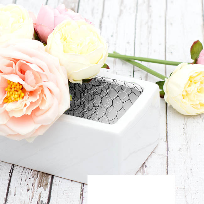 Chicken Wire Florist Rolls HexNet 24g (10cmx20m) Silver