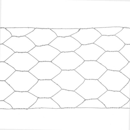 Chicken Wire Florist Rolls HexNet 24g (10cmx20m) Silver