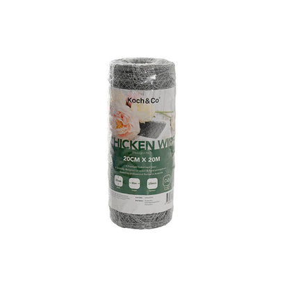 Chicken Wire Florist Rolls HexNet 24g (20cmx20m) Silver