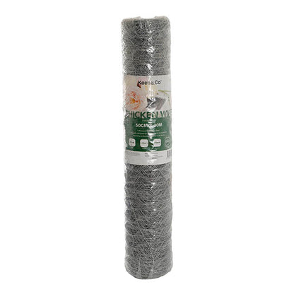 Chicken Wire Florist Rolls HexNet 24g (50cmx20m) Silver