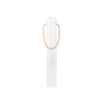 Rose Cylinder Acetate Tube Clear 18" (6.25cmDx45cmH)