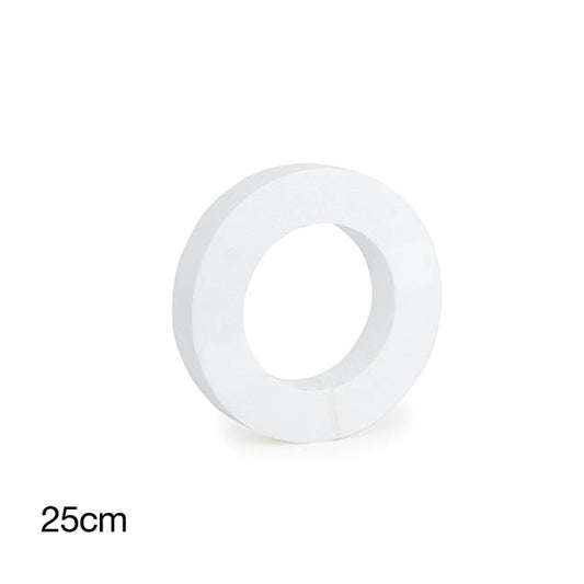 Polystyrene Wreath Round (25Dx5cm) 10" Styro