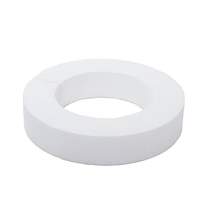 Polystyrene Wreath Round (25Dx5cm) 10" Styro