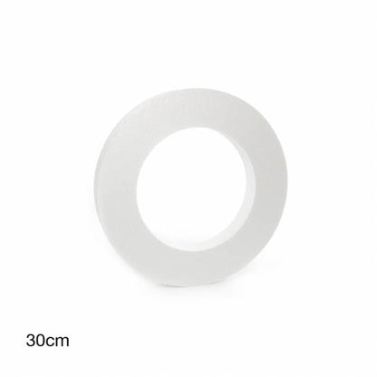 Polystyrene Wreath Round (30Dx5cm) 12" Styro