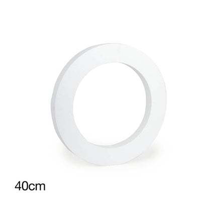 Polystyrene Wreath Round (40Dx5cm) 16" Styro