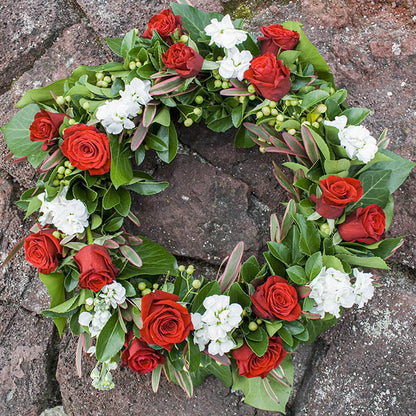 Polystyrene Wreath Round (40Dx5cm) 16" Styro