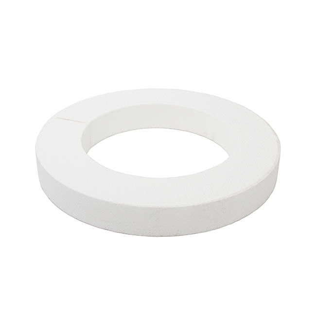 Polystyrene Wreath Round (40Dx5cm) 16" Styro