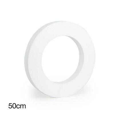 Polystyrene Wreath Round (50Dx5cm) 20" Styro