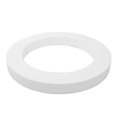 Polystyrene Wreath Round (50Dx5cm) 20" Styro