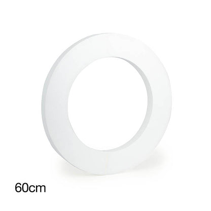 Polystyrene Wreath Round (60Dx5cm) 24" Styro