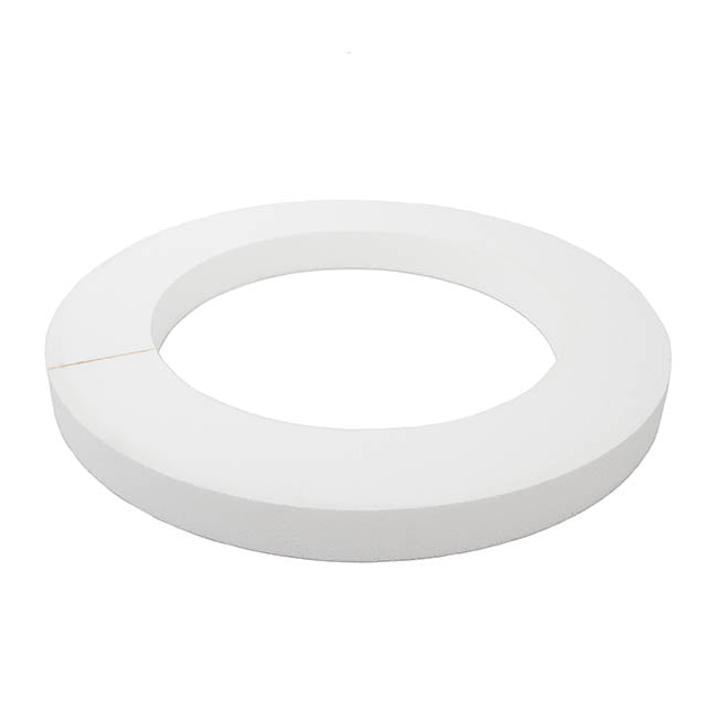 Polystyrene Wreath Round (60Dx5cm) 24" Styro