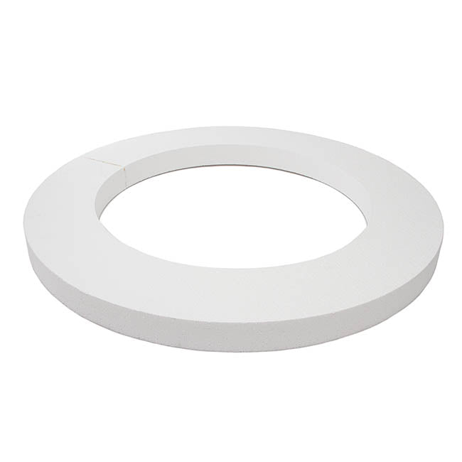 Polystyrene Wreath Round (75Dx5cm) 30" Styro