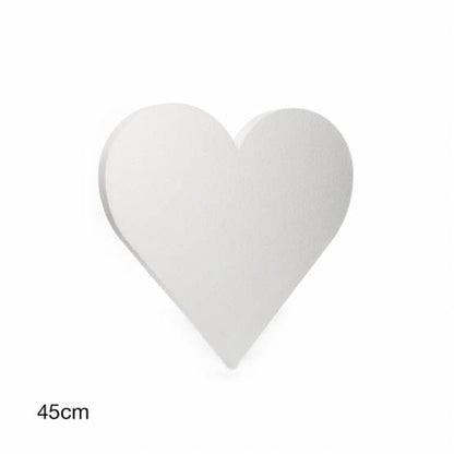 Polystyrene Heart Solid (W45cmx45cmx5cm) 18" Styro