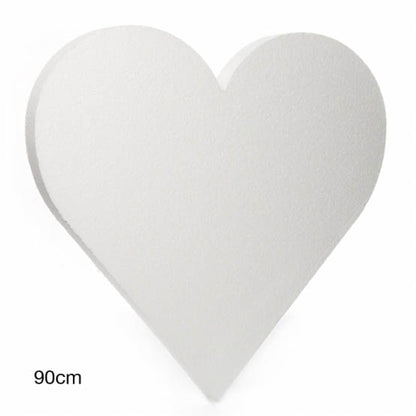Polystyrene Heart Solid (W90cmx90cmx5cm) 36" Styro