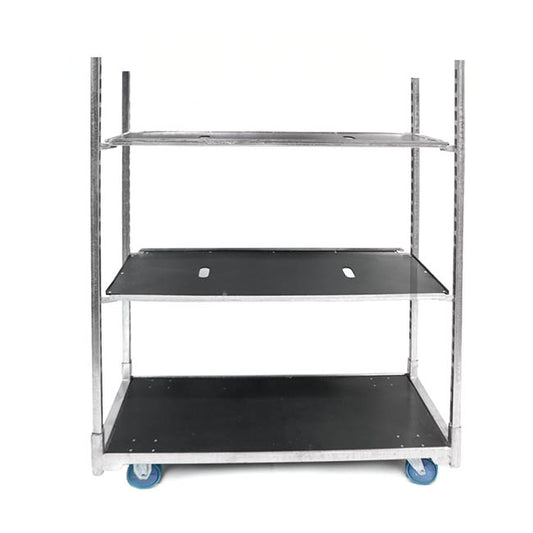 Flower Trolley Full Set with 2 Ply Shelf (135x56.5x190cmH)