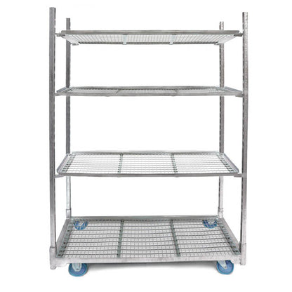 Flower & Plant Trolley includes 3 Mesh Shelf (135x56x190cmH)