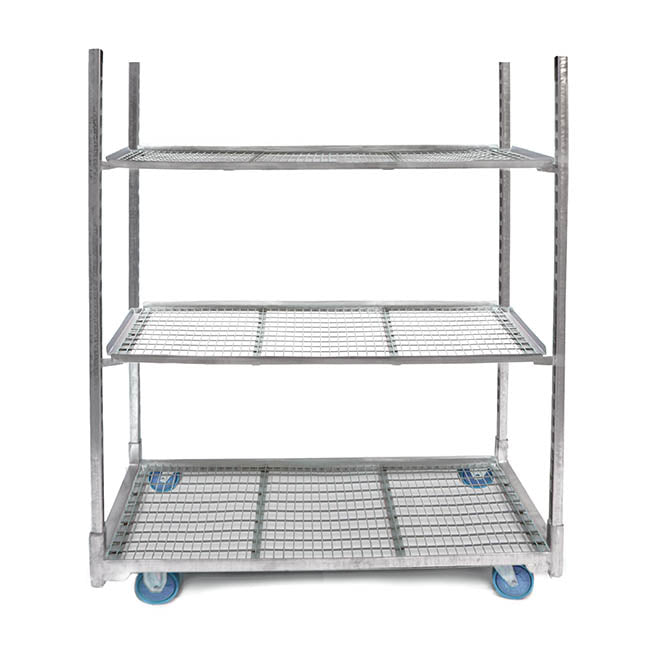 Flower&Plant Trolley Full Set 2 Mesh Shelf (135x56.5x190cmH)