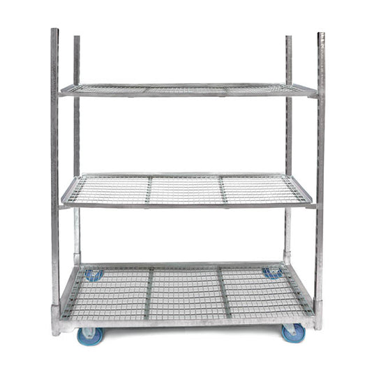 Flower&Plant Trolley Full Set 2 Mesh Shelf (135x56.5x190cmH)