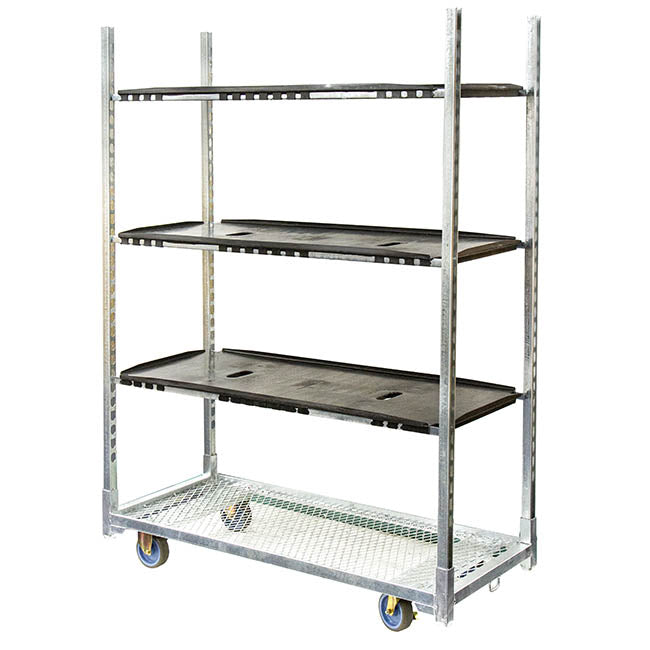 Flower Trolley includes 3 Plastic Shelves (135X56x190cmH)