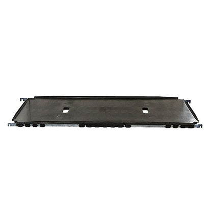 Flower Trolley Single Plastic Shelf Black (130X56cm)