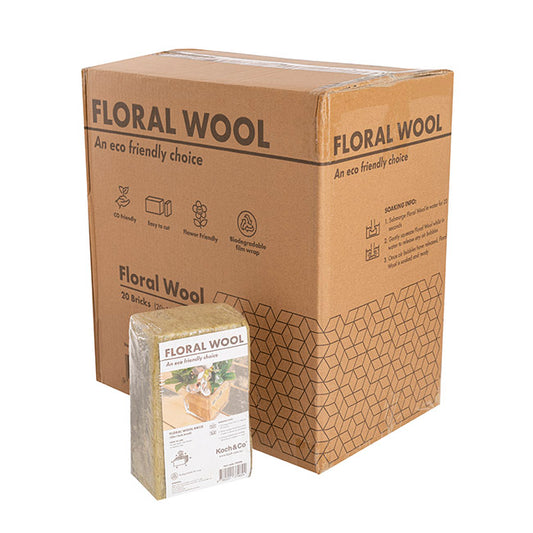 Floral Wool Floral Design Medium 20 Bricks (20x12x8.5cmH)