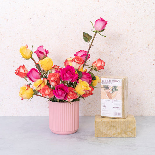 Floral Wool Floral Design Medium Single (20x12x8.5cmH)