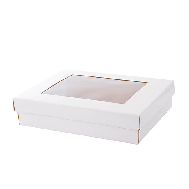 Gourmet Grazing Gift Box Window Large White (40x30x9cmH)