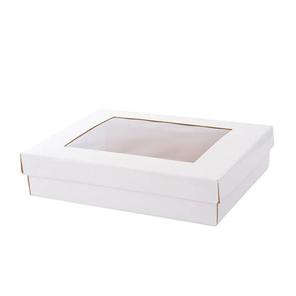 Gourmet Grazing Gift Box Window Large White (40x30x9cmH)
