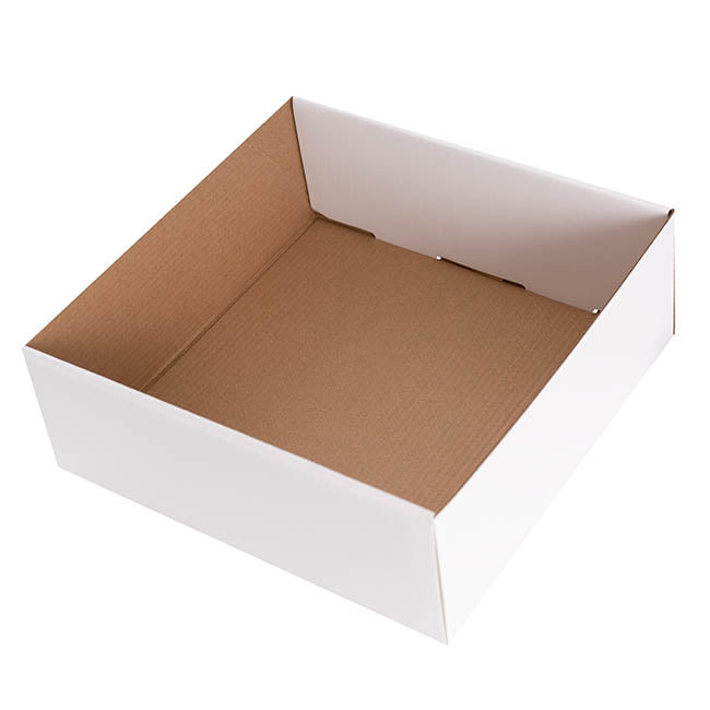 Gourmet Grazing Gift Box Window Sq White (28x28x9cmH)