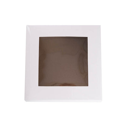 Gourmet Grazing Gift Box Window Sq White (28x28x9cmH)