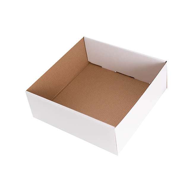 Gourmet Grazing Gift Box Window Sq White (24x24x9cmH)