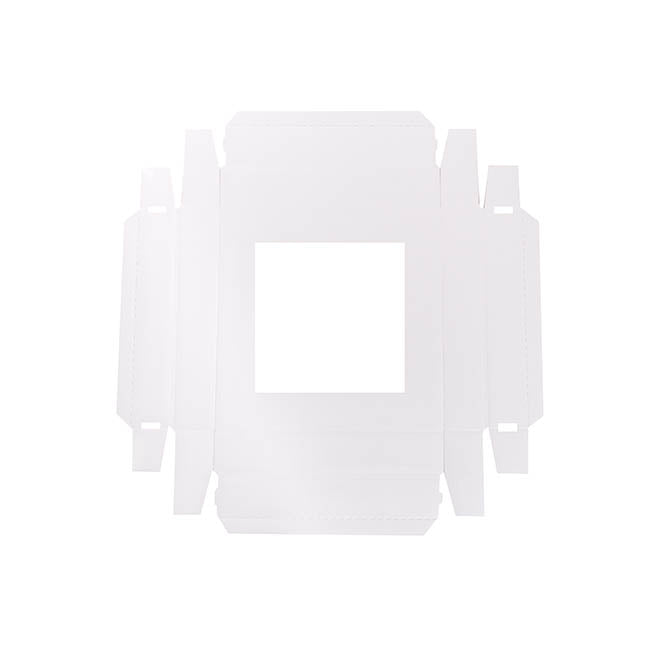 Gourmet Grazing Gift Box Window Sq White (24x24x9cmH)