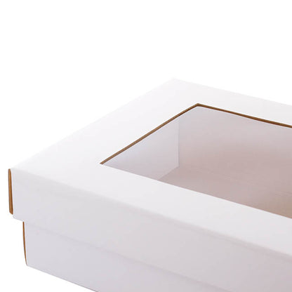 Gourmet Grazing Gift Box Window Small White (33x23x9cmH)