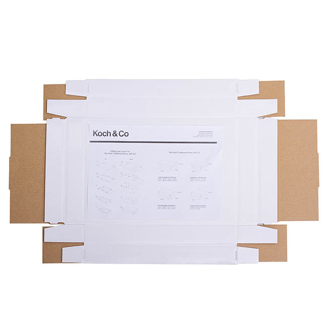 Gourmet Grazing Gift Box Window Small White (33x23x9cmH)