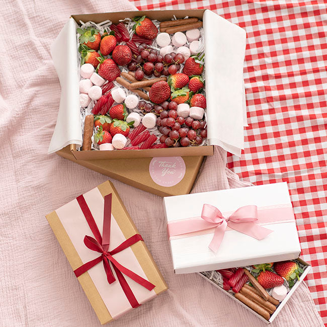 Gourmet Box Rectangle Mini Brown Kraft (25x15x5.5cmH)