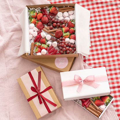 Gourmet Box Rectangle Mini Brown Kraft (25x15x5.5cmH)