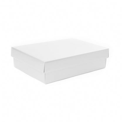 Gourmet Box Rectangle Mini White (25x15x5.5cmH)