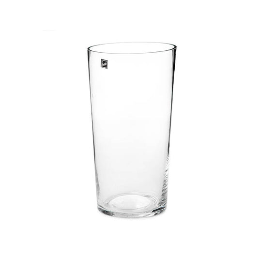 Glass Conical Floral Vase Clear (14Dx30cmH)