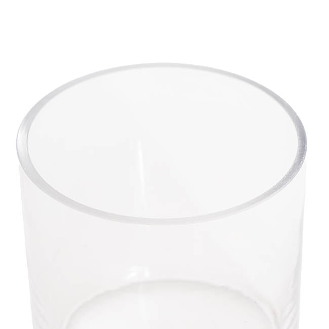 Glass Cylinder Blossom Vase Clear (10Dx10cmH)