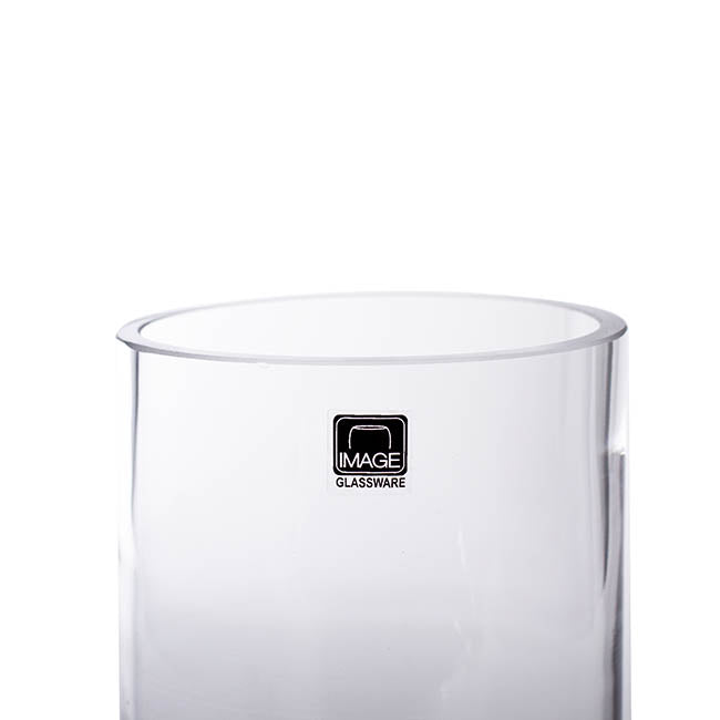 Glass Cylinder Vase Clear (10Dx15cmH)