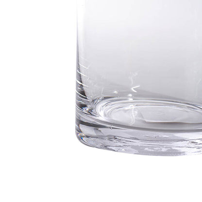 Glass Cylinder Vase Clear (10Dx15cmH)