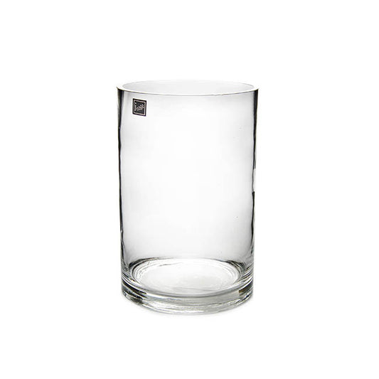 Glass Cylinder Vase Clear (15Dx25cmH)